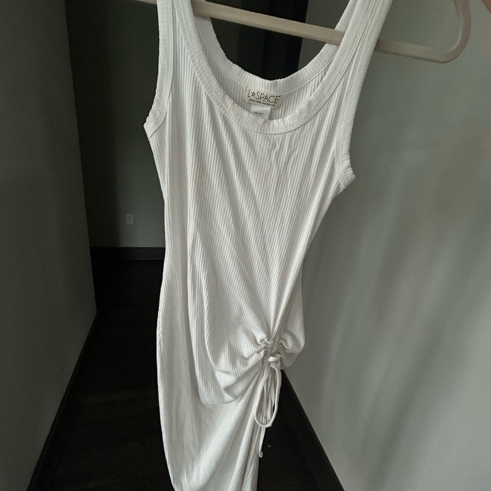 LSPACE Sandpiper Dress in cream